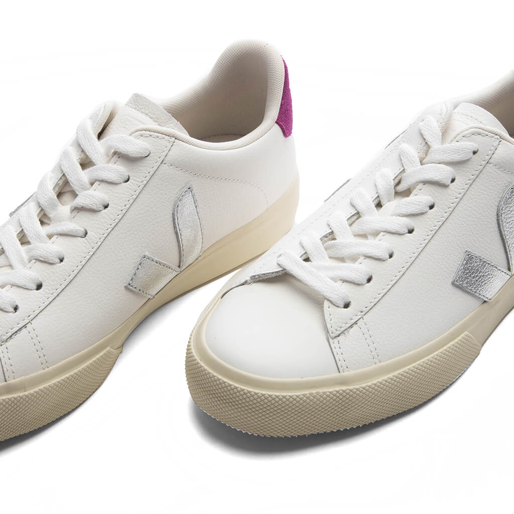 Women's Campo Leather - White/Silver/Ultraviolet