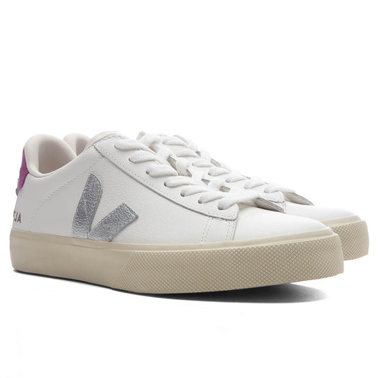 Women's Campo Leather - White/Silver/Ultraviolet