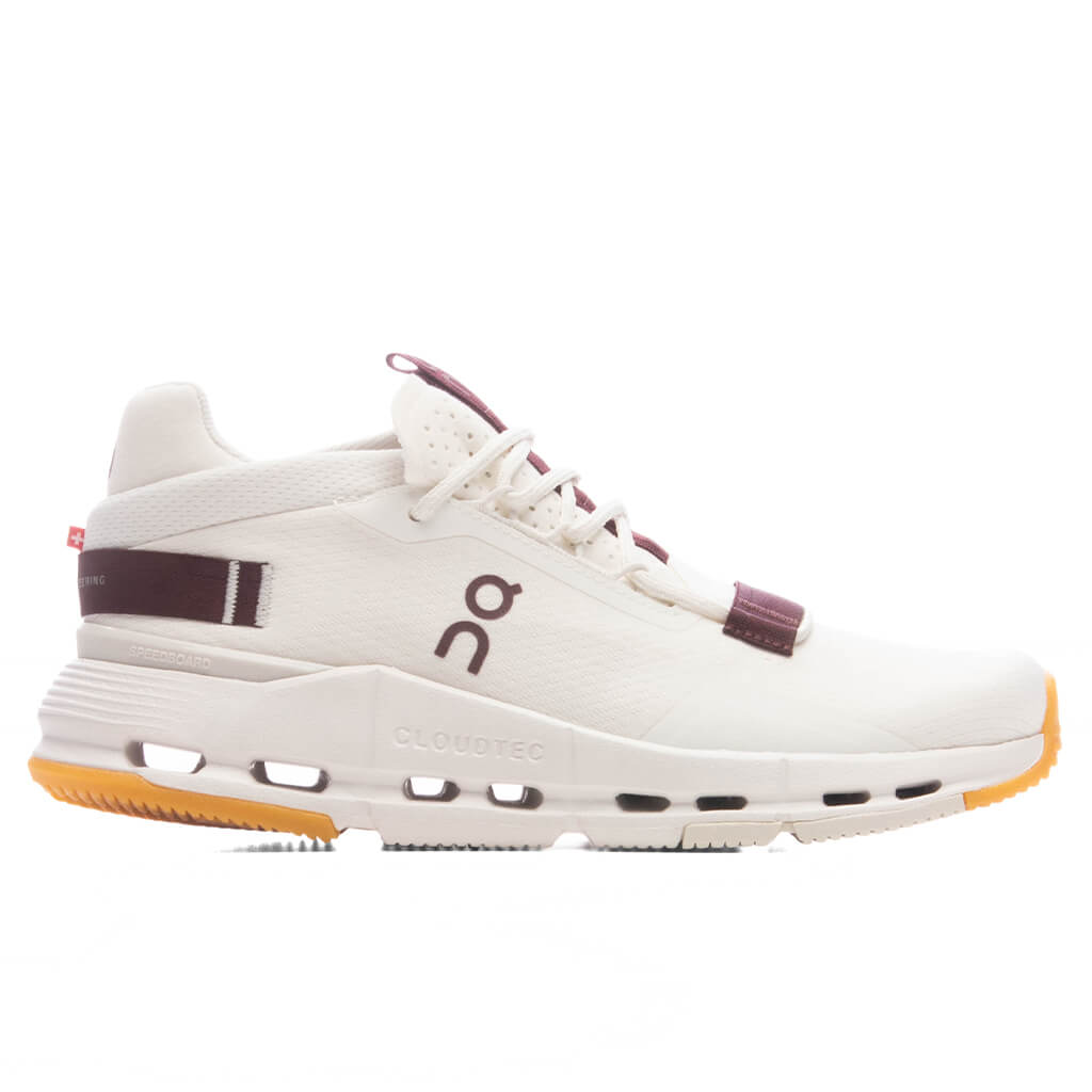 Women's Cloudnova 2 - Ivory/Maroon