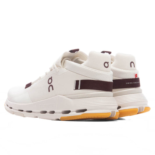 Women's Cloudnova 2 - Ivory/Maroon