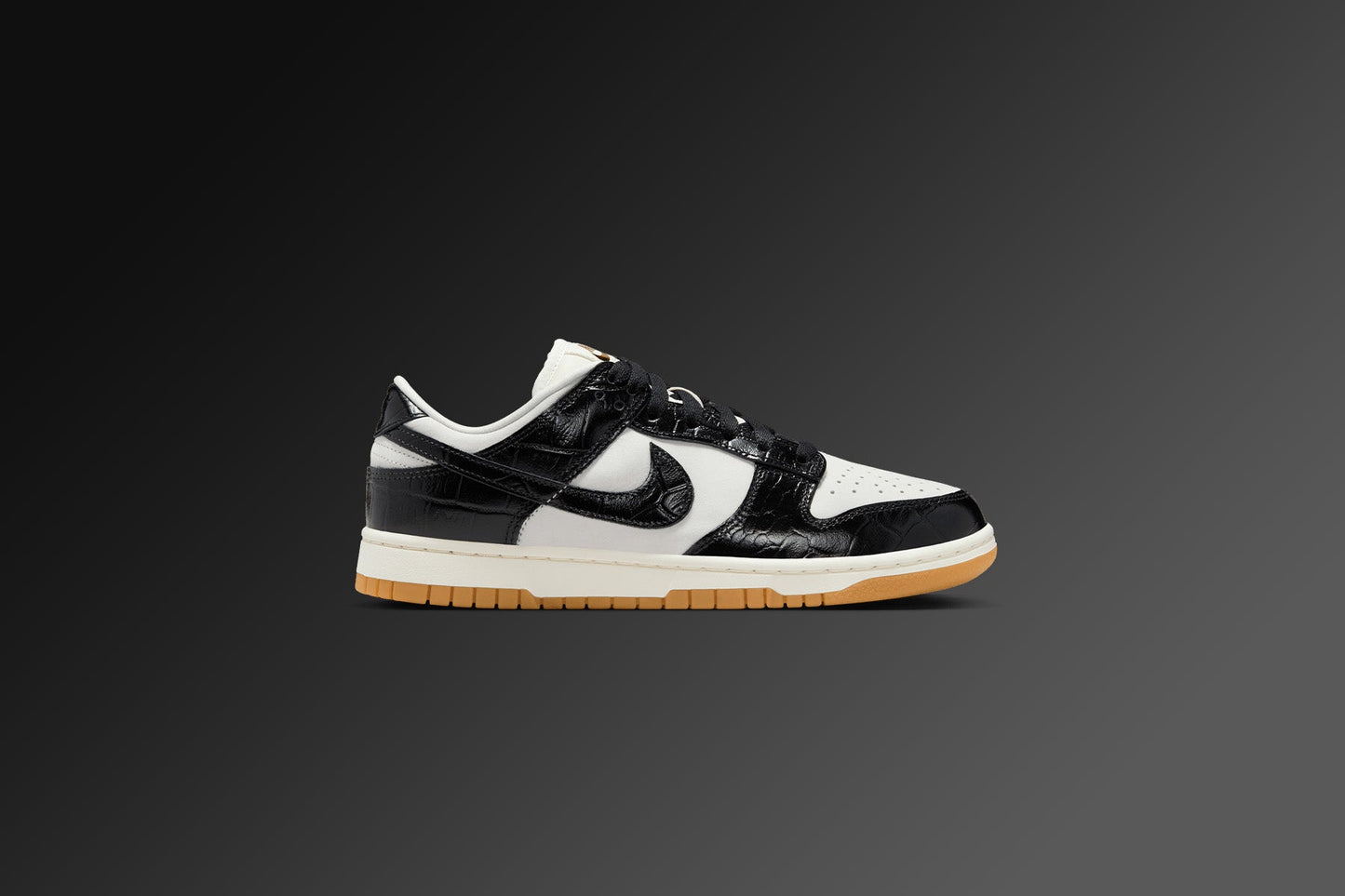 Women's Dunk Low LX 'Black Croc' - Phantom/Black/Sail