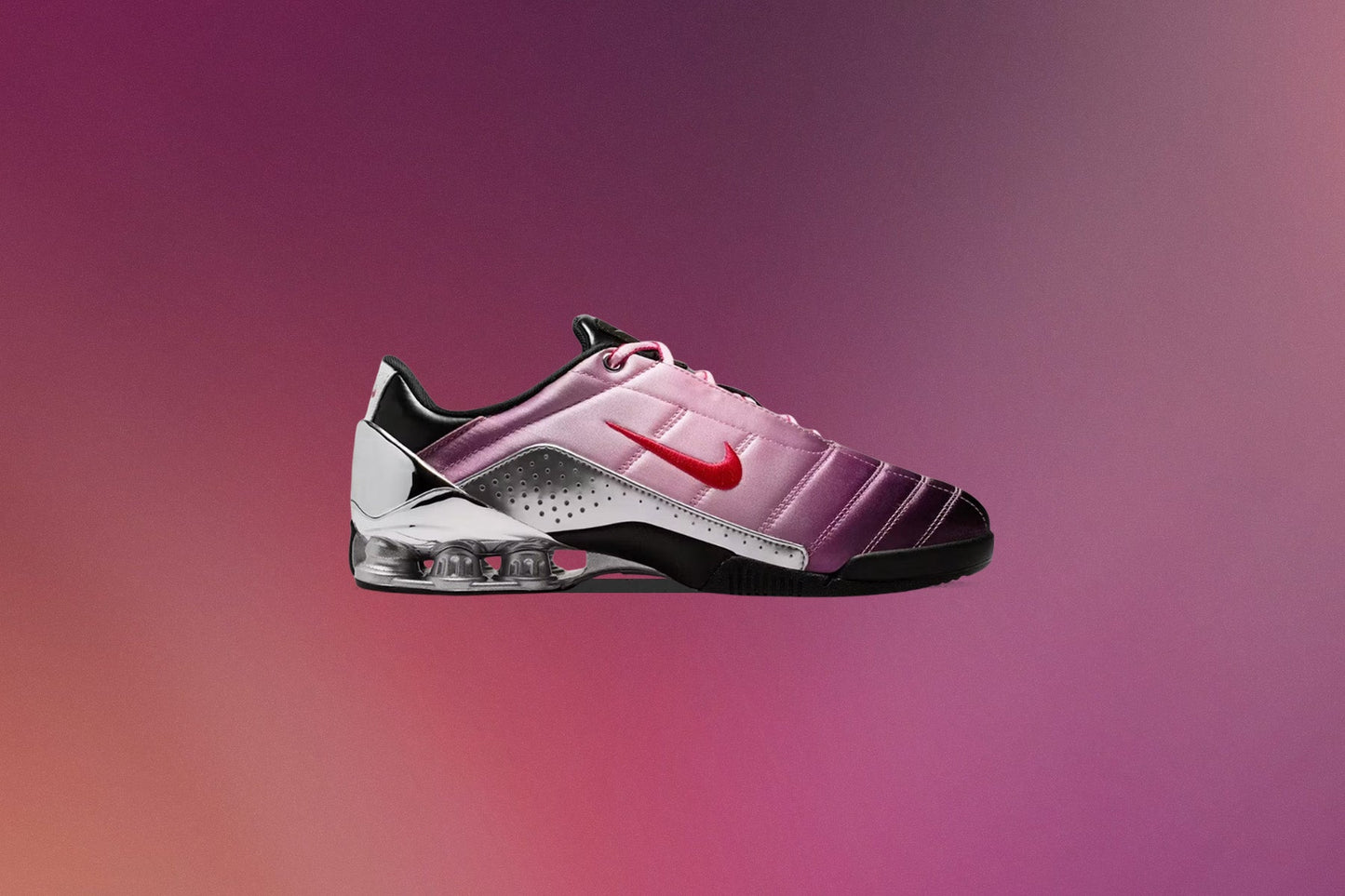 Women's T90 Shox Magia SP x Forget-me-nots - Shy Pink/University Red/Black