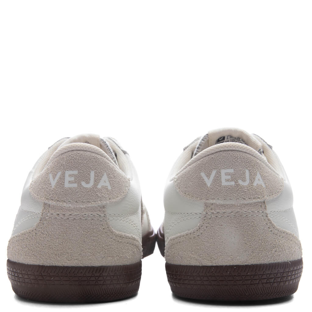 Women's Volley Leather - White/Natural/Bark