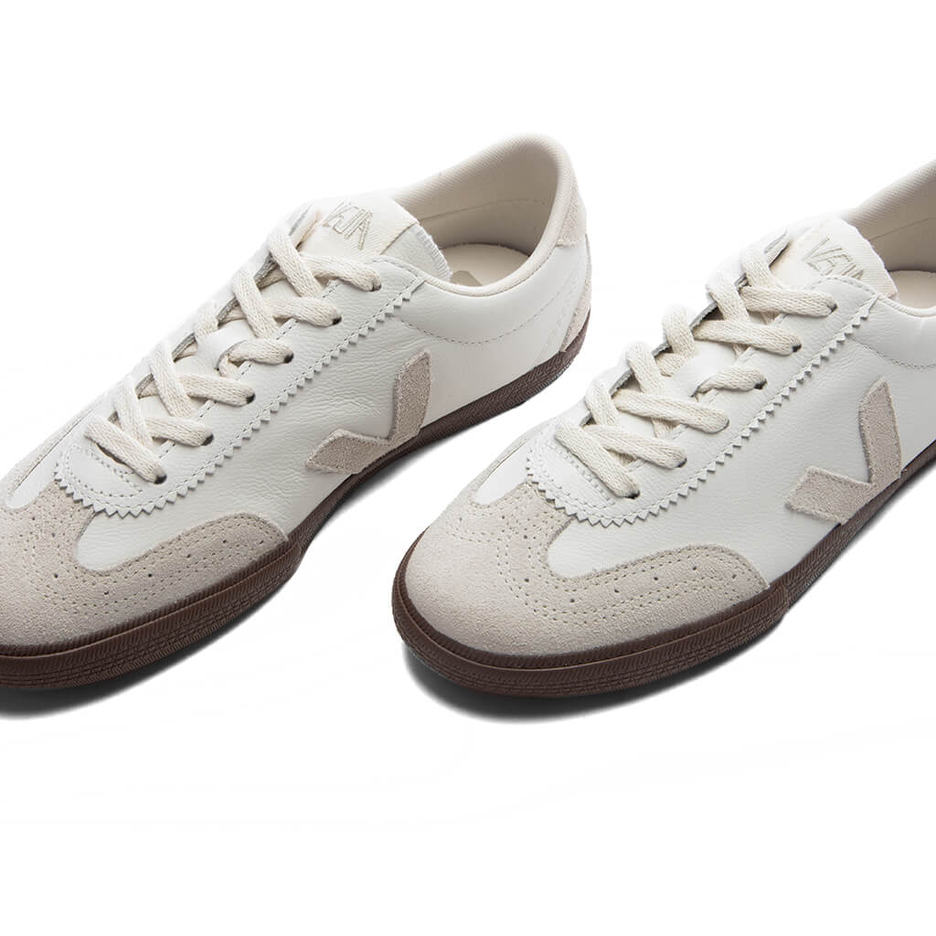 Women's Volley Leather - White/Natural/Bark