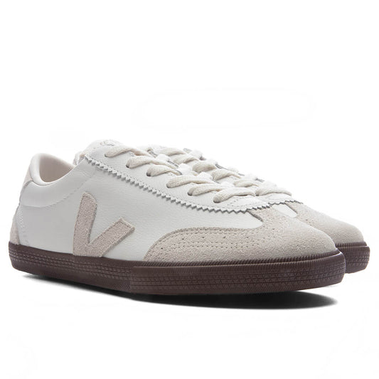 Women's Volley Leather - White/Natural/Bark
