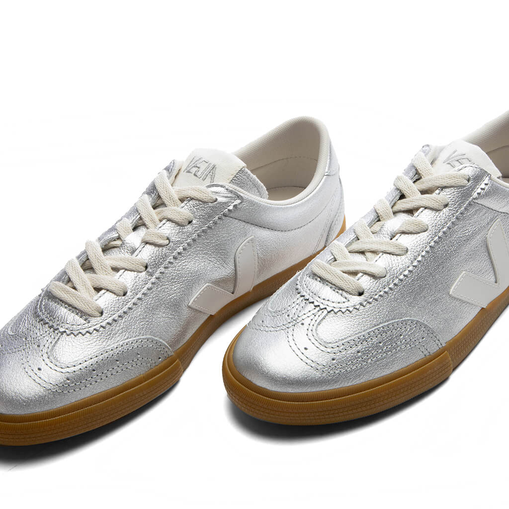 Women's Volley Leather - Silver/White/Natural