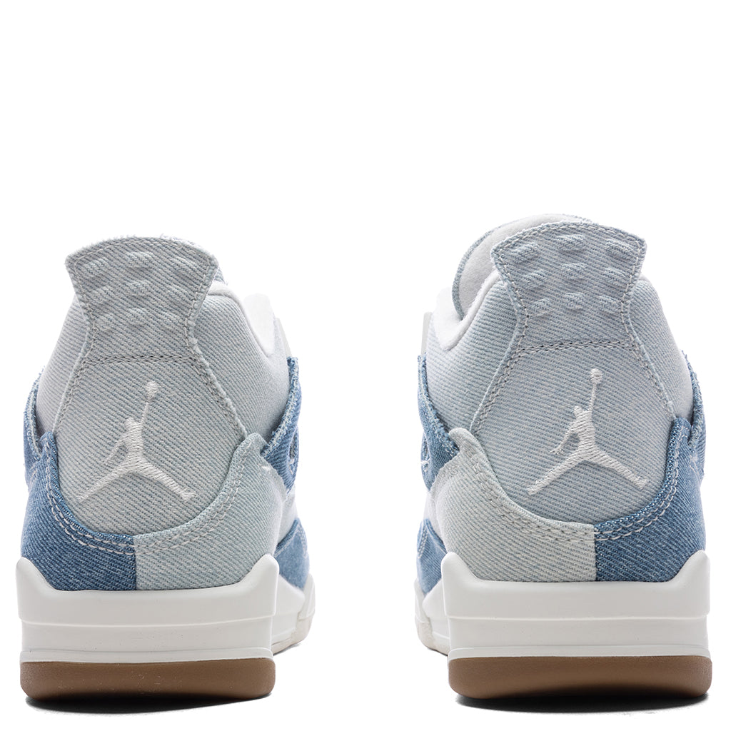 Women's Air Jordan 4 Retro Tex 'Worn Blue' - Sail/Gum Light Brown/Worn Blue