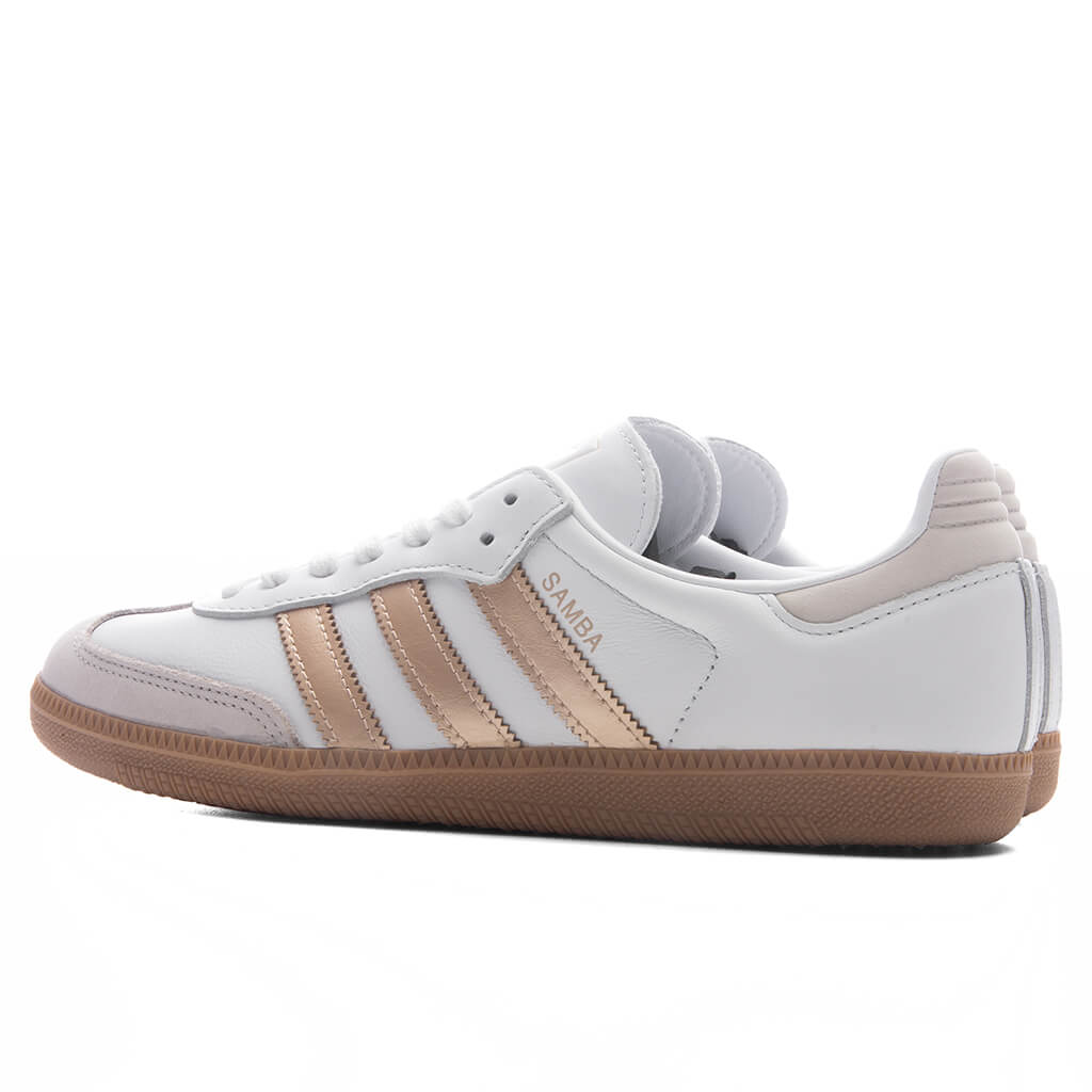 Women's Samba OG - Footwear White/Wonder Gold Metallic/Grey One