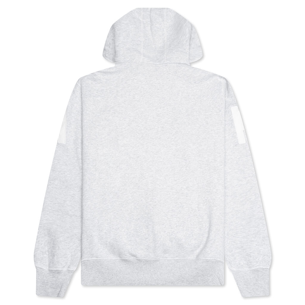 Word Salad Zip Hooded Sweatshirt - Heather Grey