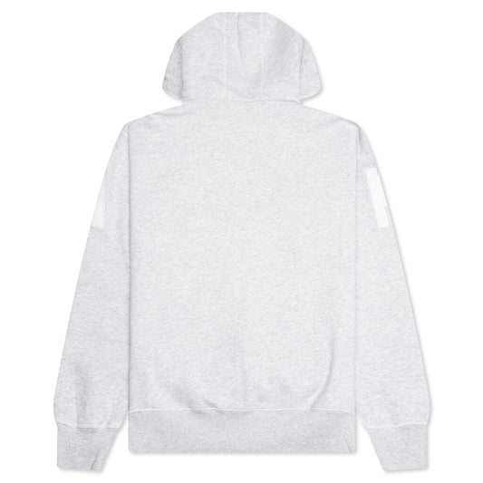 Word Salad Zip Hooded Sweatshirt - Heather Grey
