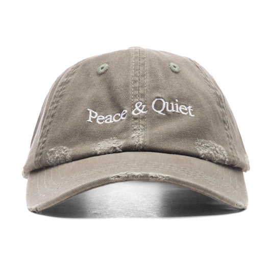 Wordmark Distressed Dad Hat - Olive