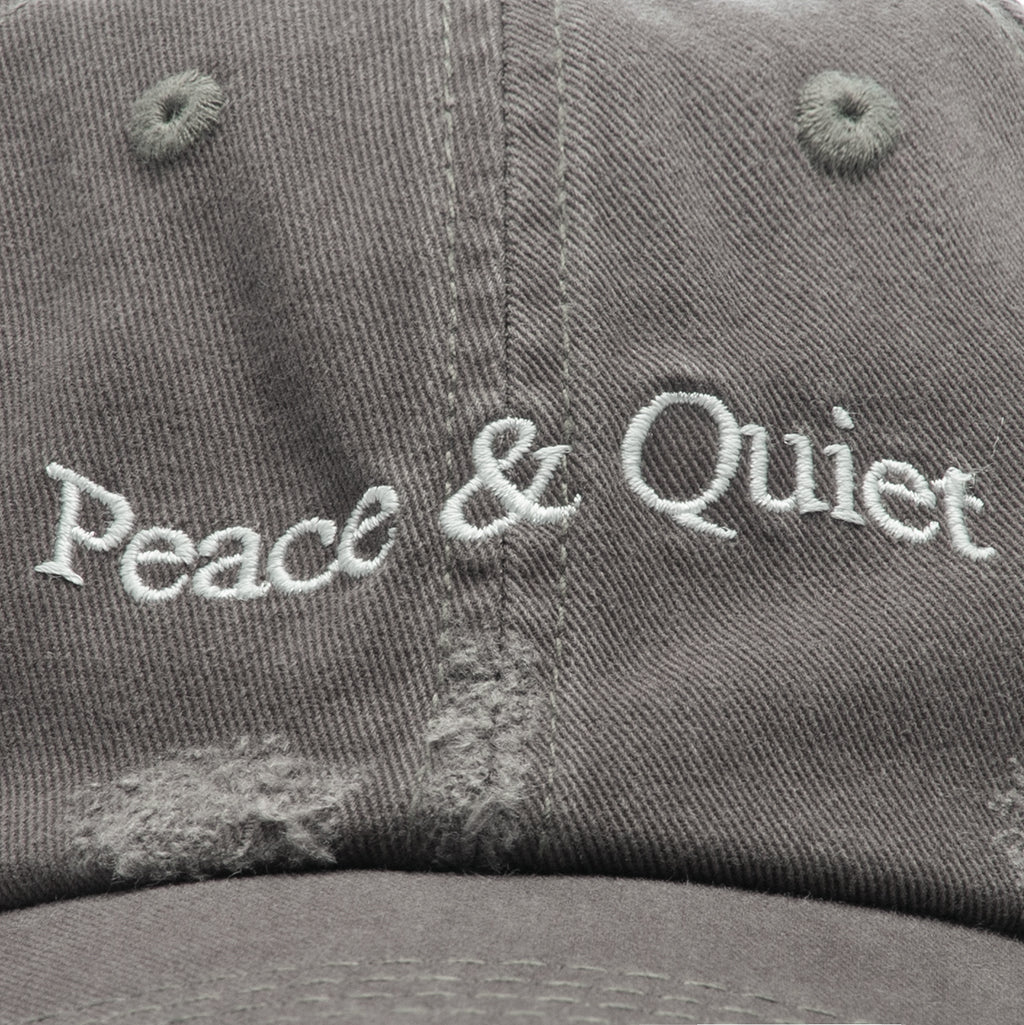 Wordmark Distressed Dad Hat - Olive