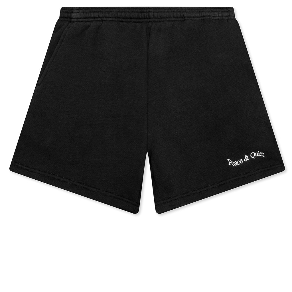 Wordmark Sweatshorts - Black