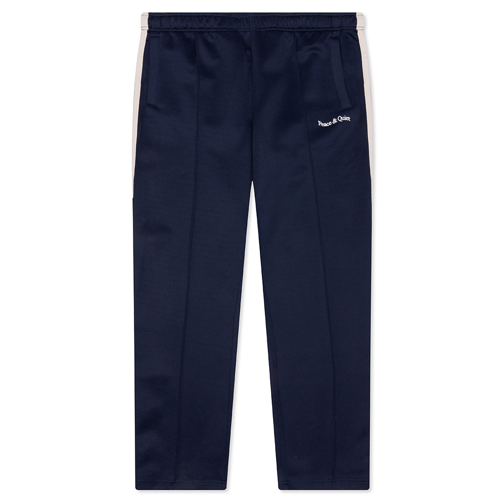 Wordmark Track Pants - Navy