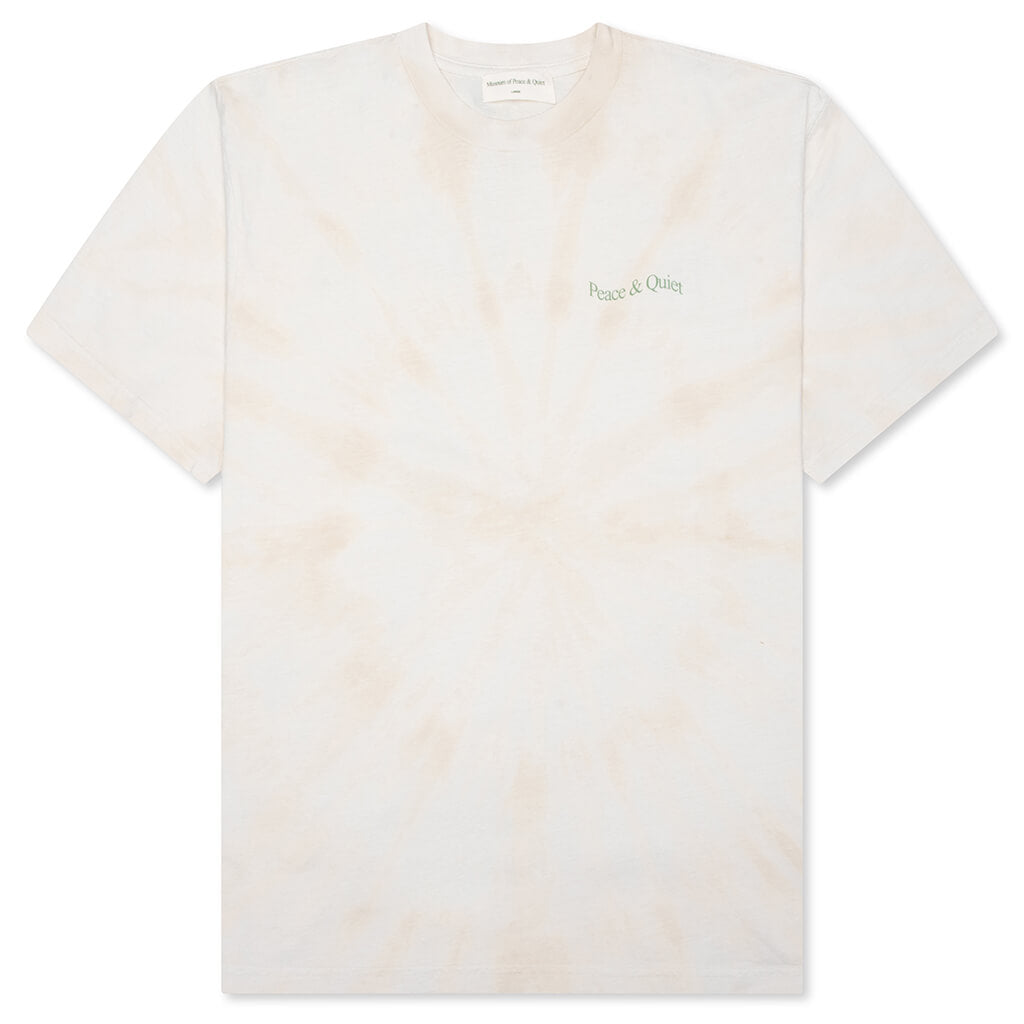 Wordmark Tie Dye T-Shirt - Bone