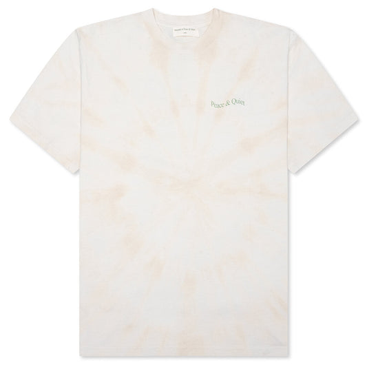 Wordmark Tie Dye T-Shirt - Bone