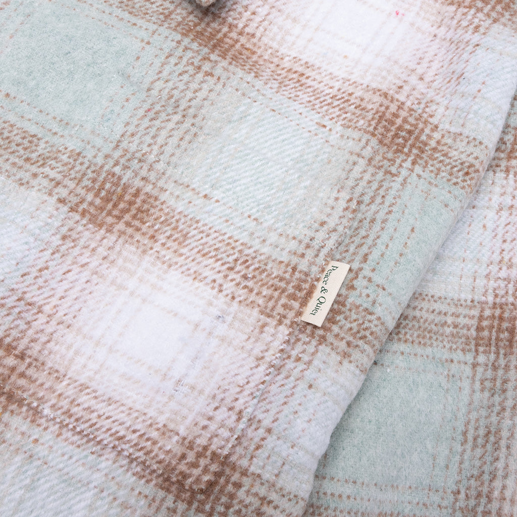 Wordmark Zip Shirt - Sage