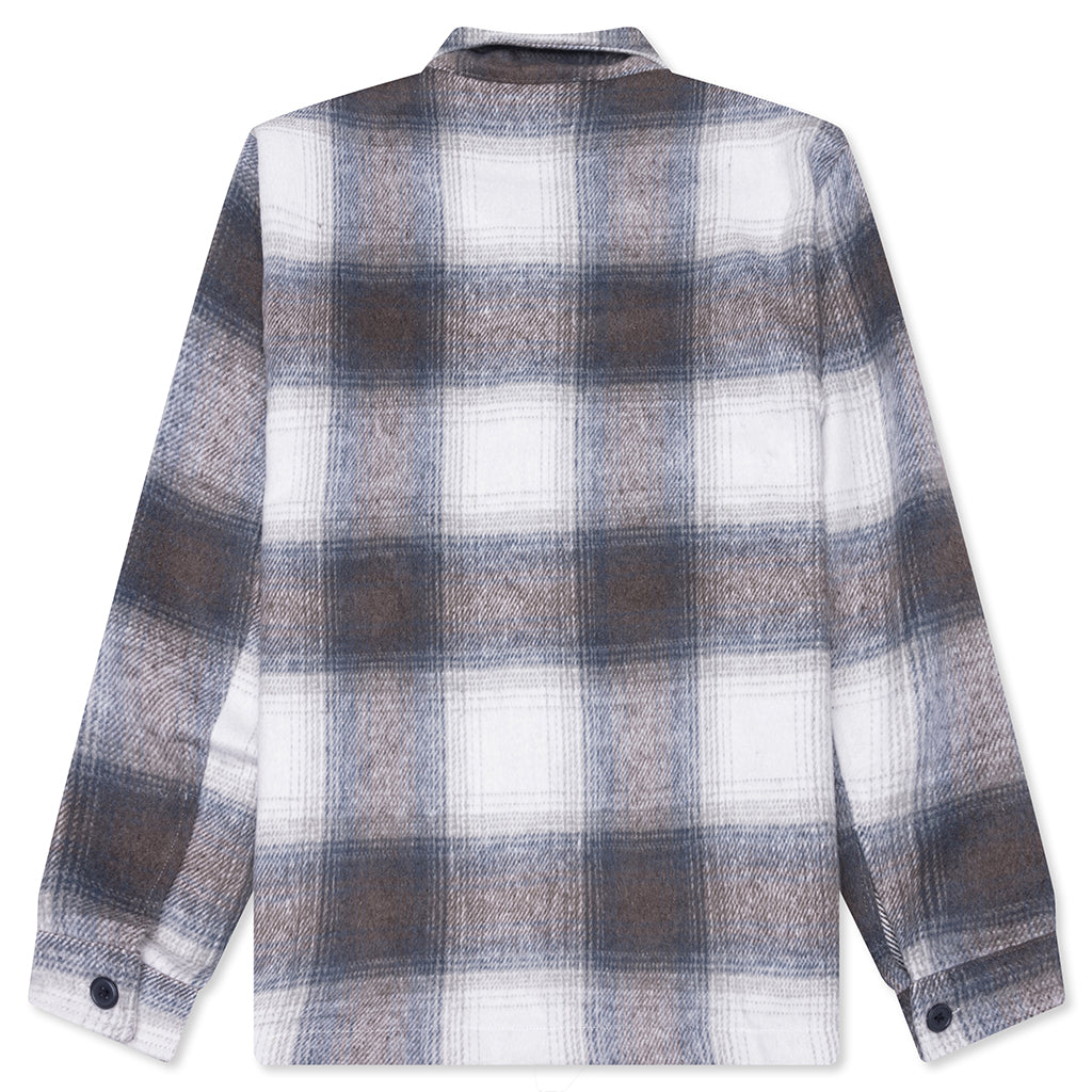 Wordmark Zip Shirt - Slate
