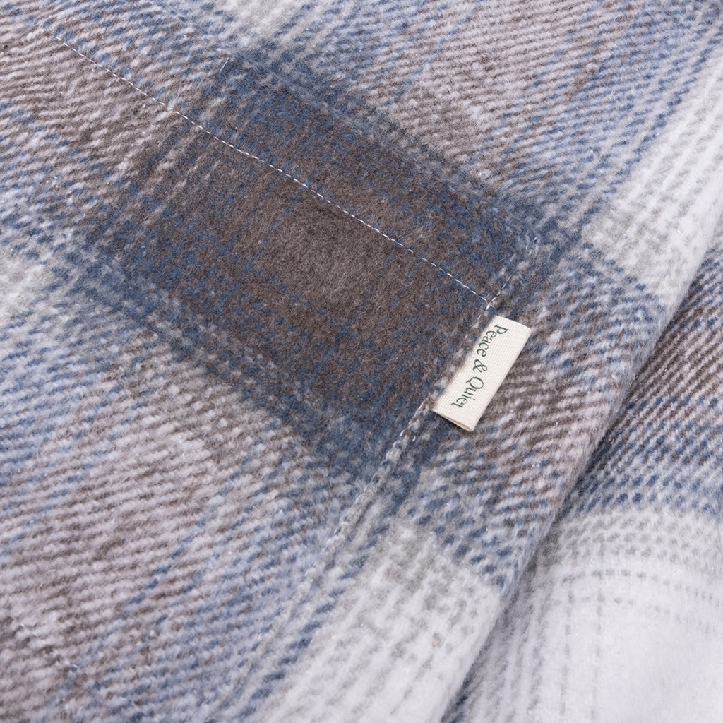 Wordmark Zip Shirt - Slate