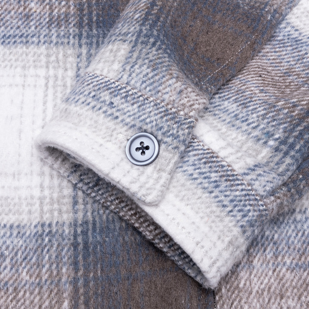Wordmark Zip Shirt - Slate