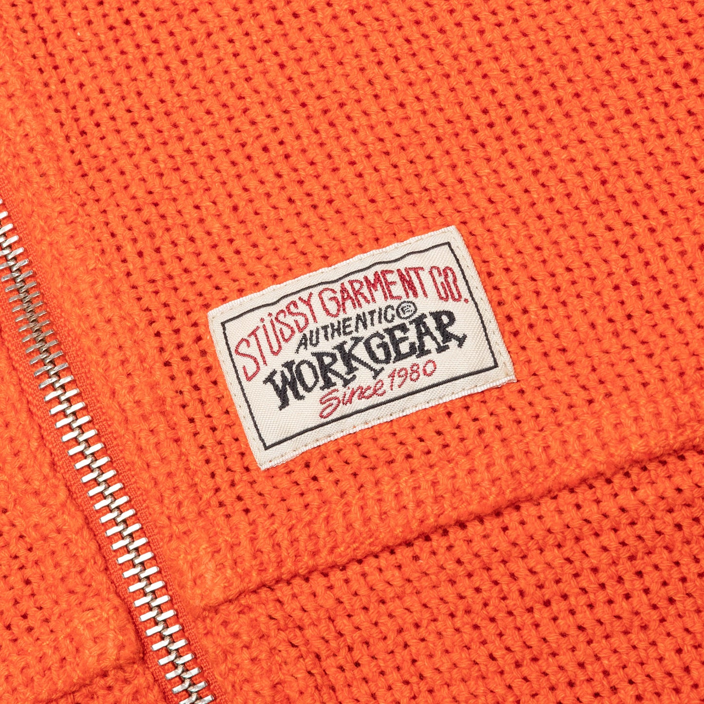 Work Jacket Cotton Mesh - Red Orange