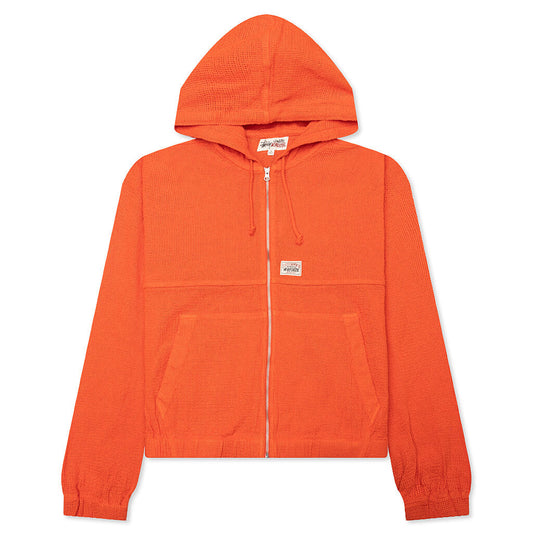 Work Jacket Cotton Mesh - Red Orange