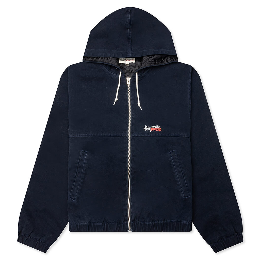 Work Jacket Insulated Canvas - Navy