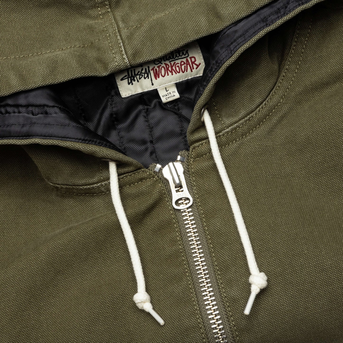 Work Jacket Insulated Canvas - Olive