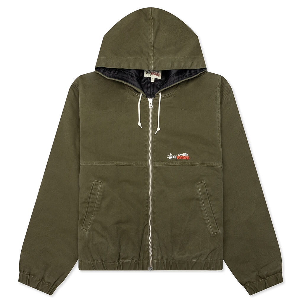 Work Jacket Insulated Canvas - Olive