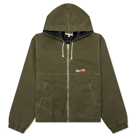 Work Jacket Insulated Canvas - Olive