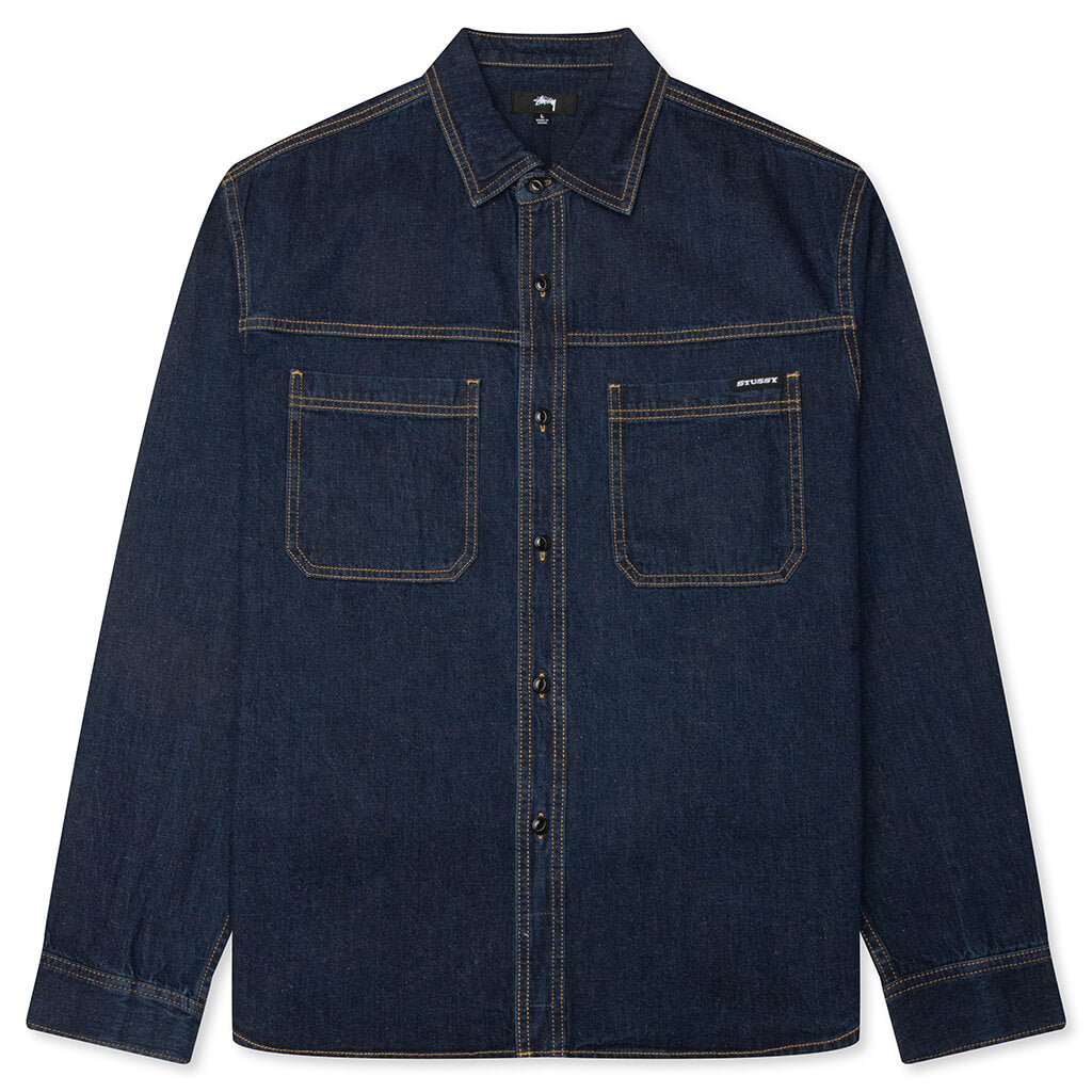 Work Denim Shirt - Dark Denim