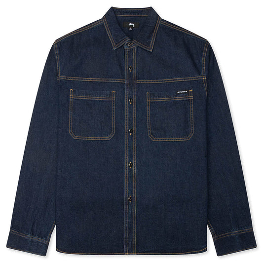 Work Denim Shirt - Dark Denim