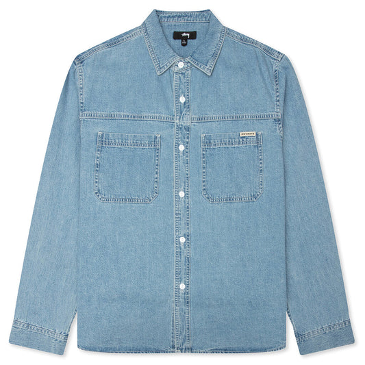 Work Denim Shirt - Light Denim