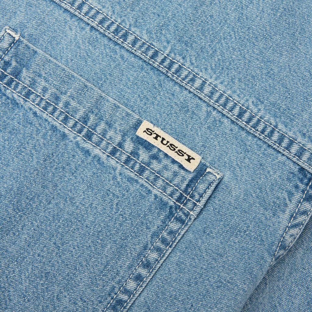 Work Denim Shirt - Light Denim