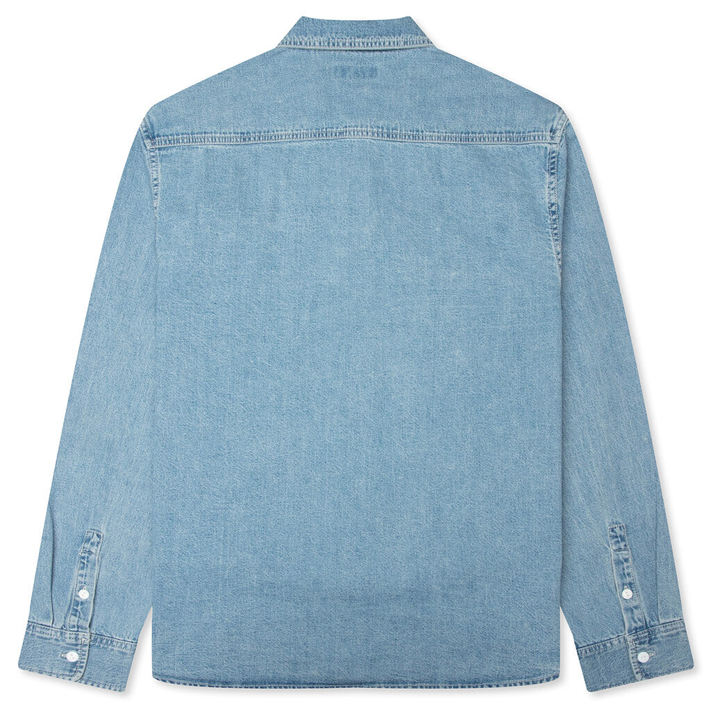Work Denim Shirt - Light Denim