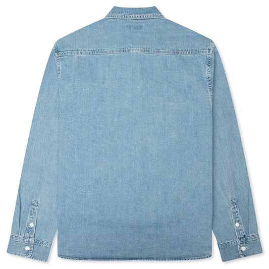 Work Denim Shirt - Light Denim