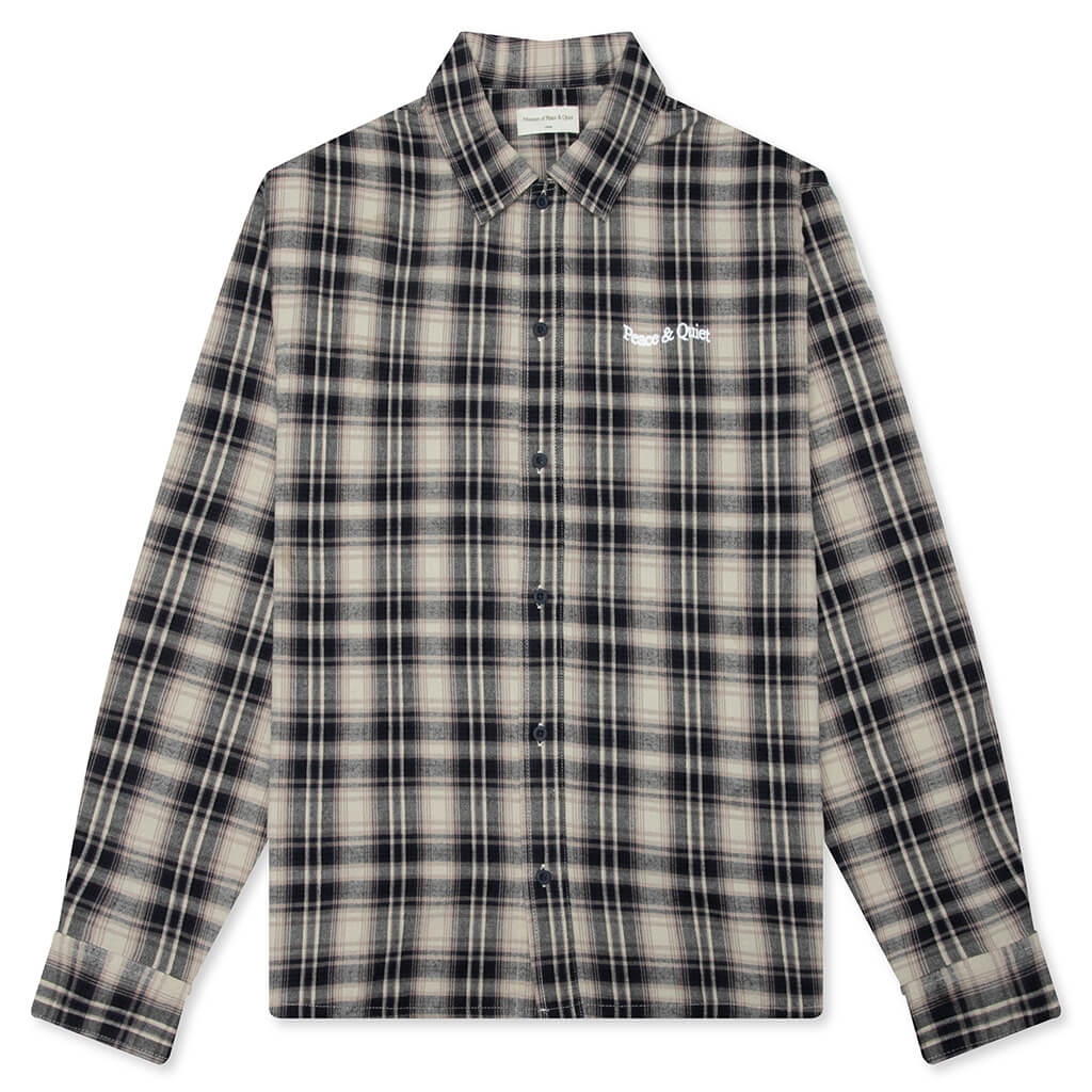 Workmark Button Up - Navy