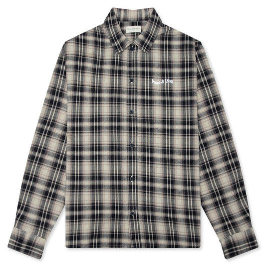 Workmark Button Up - Navy