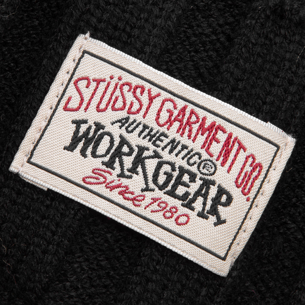 Workwear Cuff Beanie - Black