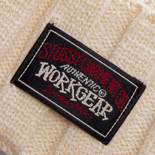 Workwear Cuff Beanie - Ivory