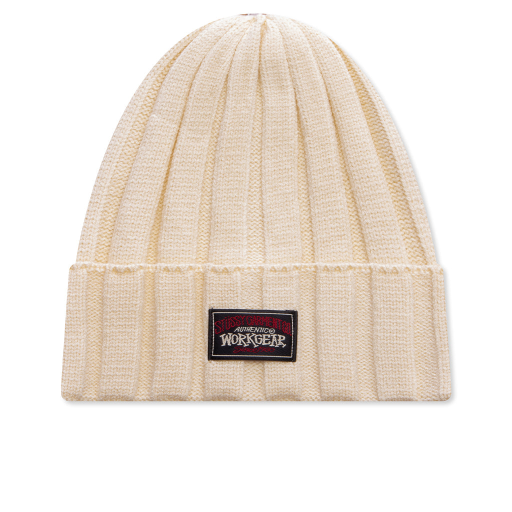 Workwear Cuff Beanie - Ivory