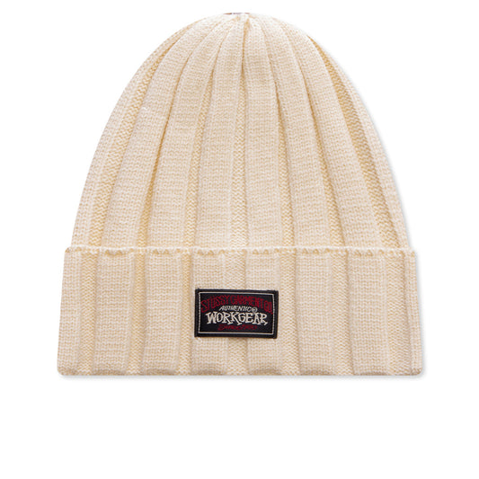 Workwear Cuff Beanie - Ivory