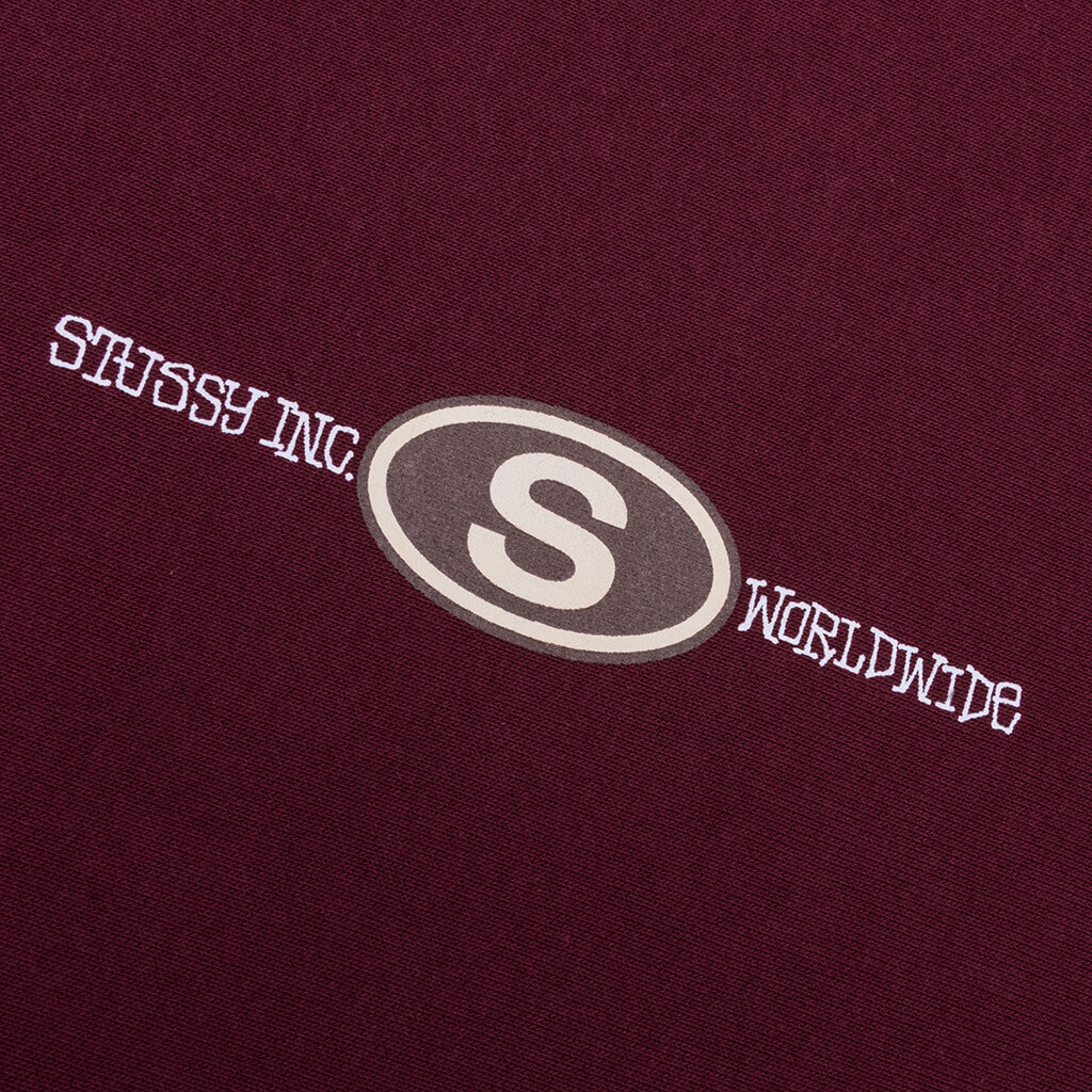 Worldwide Dot Hoodie - Wine