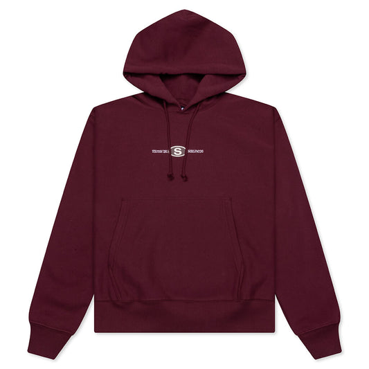 Worldwide Dot Hoodie - Wine