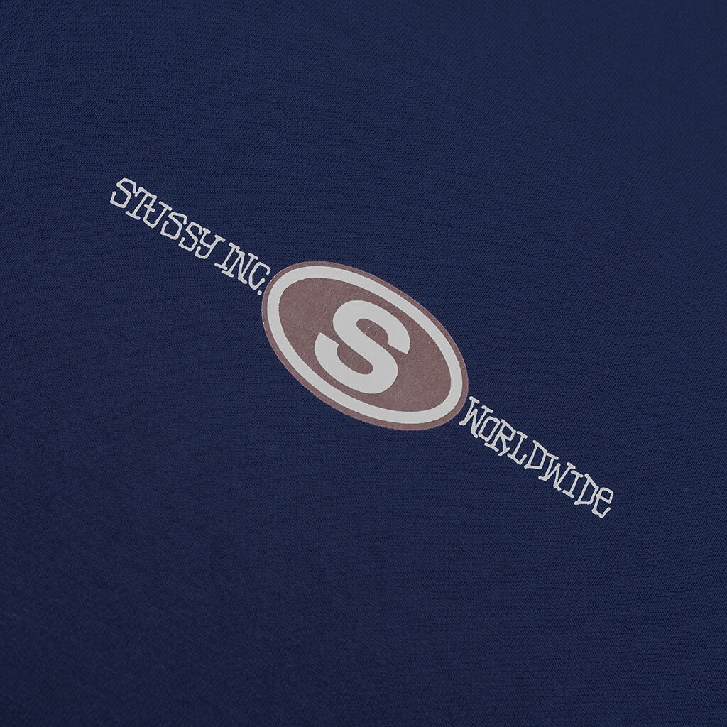Worldwide Dot Tee - Navy