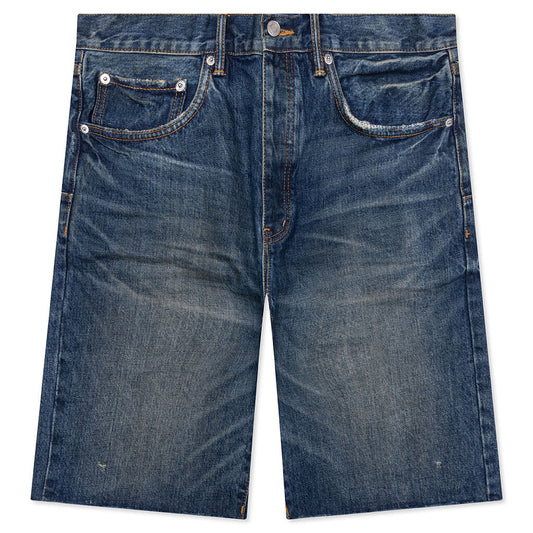 Worn Vintage Shorts - Mid Indigo