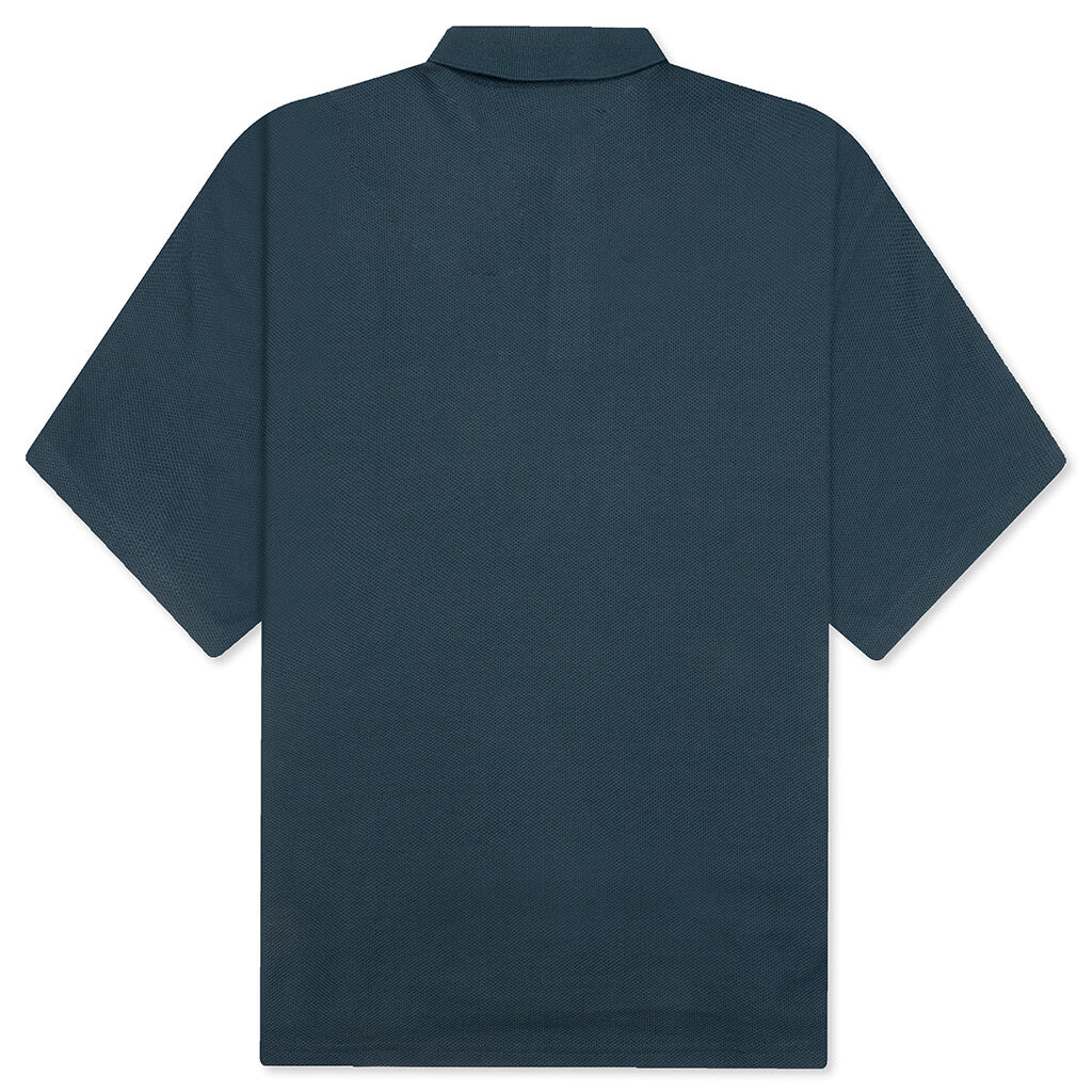 Wyatt Boxy Polo - Navy