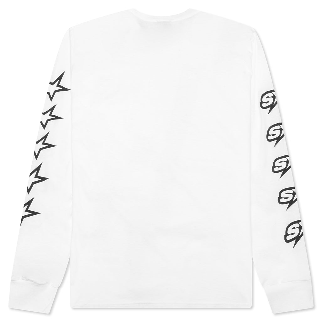 Speedway L/S Tee - White