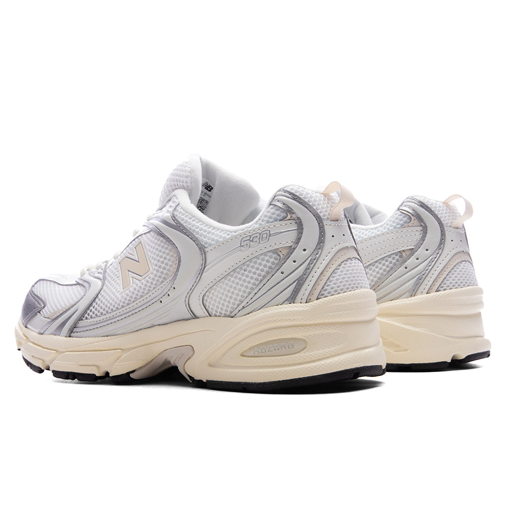 530 - Silver Metallic/Linen