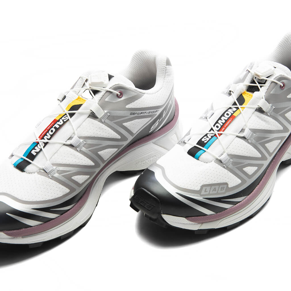 XT-6 - White/Black/Dusky Orchid